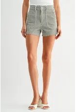 Just Black Denim High Rise Utility Cargo Short