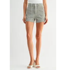 Just Black Denim High Rise Utility Cargo Short