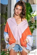 Mackenzie Colorblock Oversized Sweatshirt