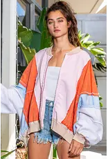 Mackenzie Colorblock Oversized Sweatshirt