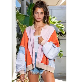 Mackenzie Colorblock Oversized Sweatshirt