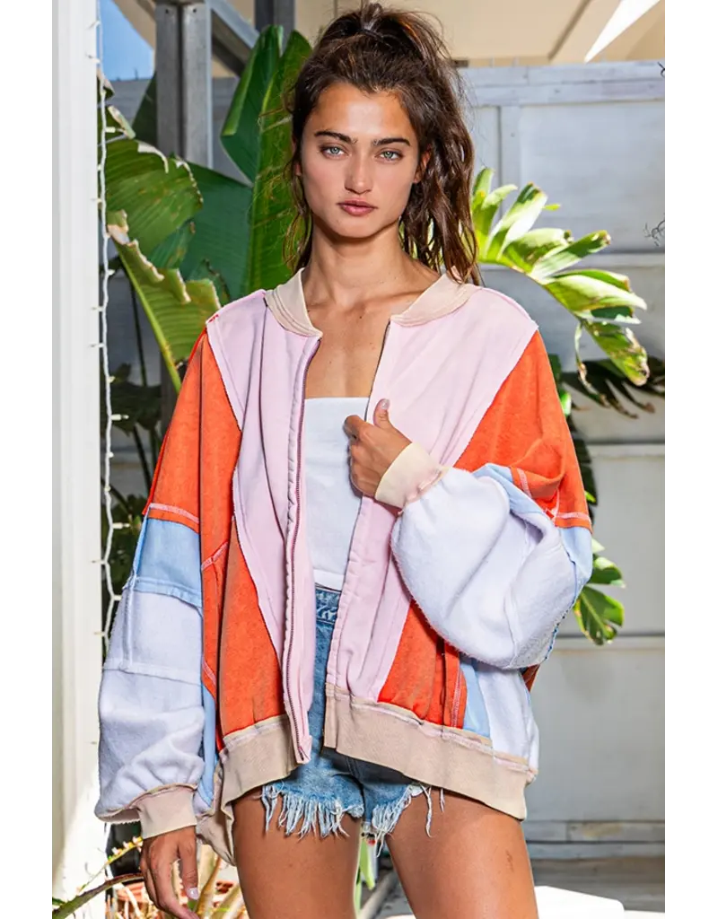 Mackenzie Colorblock Oversized Sweatshirt