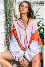 Mackenzie Colorblock Oversized Sweatshirt