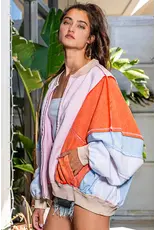 Mackenzie Colorblock Oversized Sweatshirt