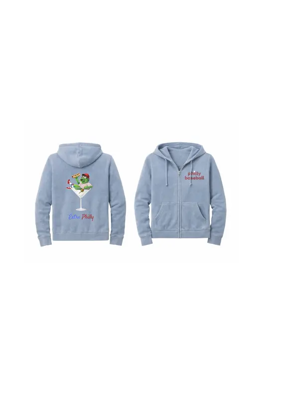 Dye Hard Fan Extra Philly Zip-Up Hoodie