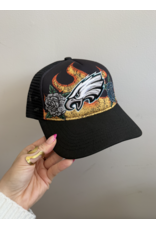 Pro Standard Philadelphia Eagles Fire & Roses Trucker Hat