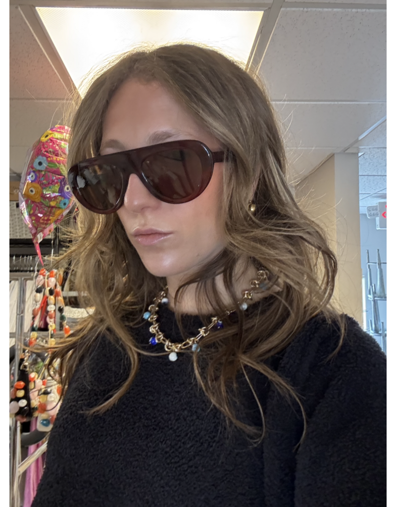 FREYRS Eyewear Jetsetter Acetate Unisex Aviator Sunglasses