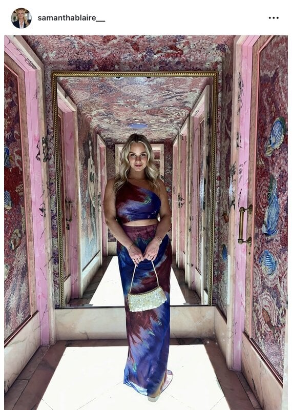 Square Cut Seashell Shoulder Bag