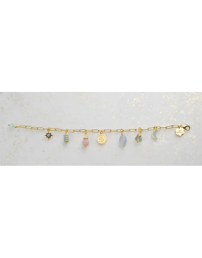 Jill Makes Zodiac Air Sign Charm Bracelet