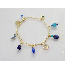 Jill Makes Zodiac Water Sign Charm Bracelet