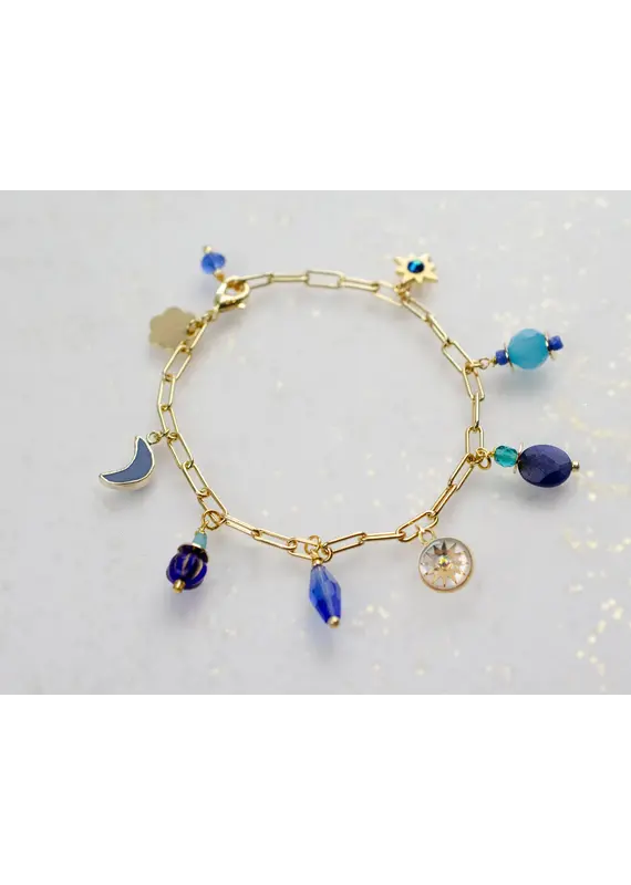 Jill Makes Zodiac Water Sign Charm Bracelet