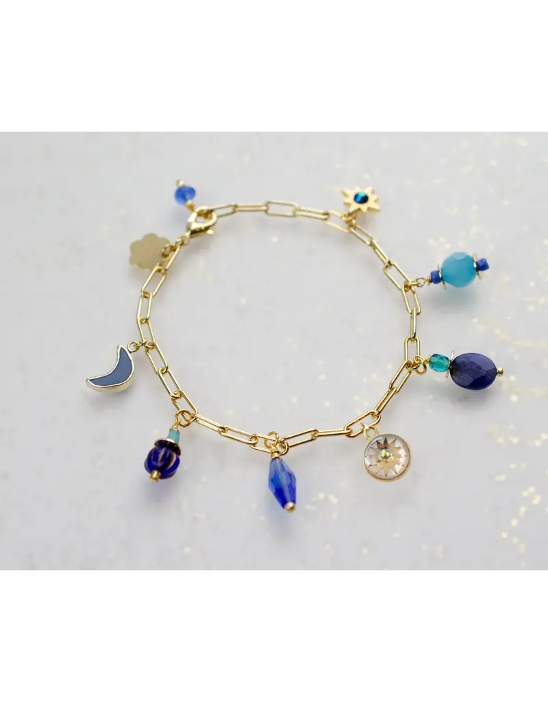 Jill Makes Zodiac Water Sign Charm Bracelet
