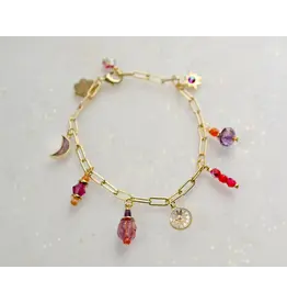 Jill Makes Zodiac Fire Sign Charm Bracelet
