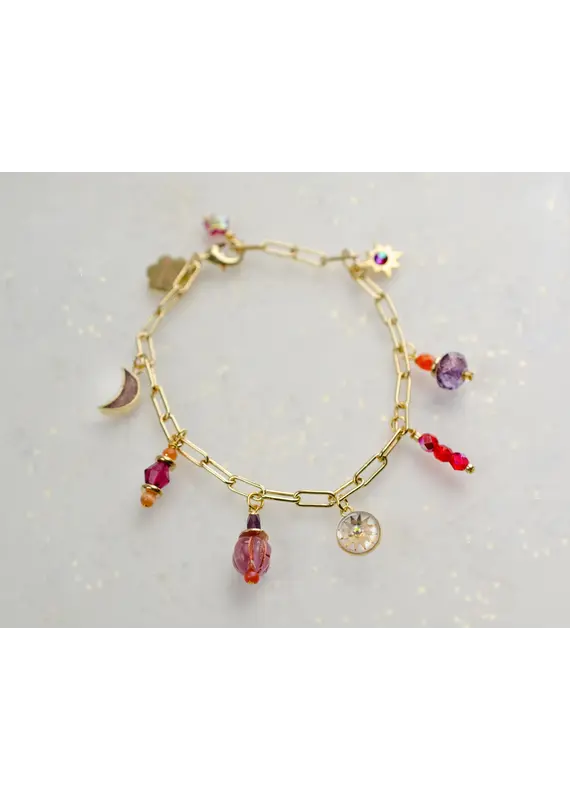 Jill Makes Zodiac Fire Sign Charm Bracelet