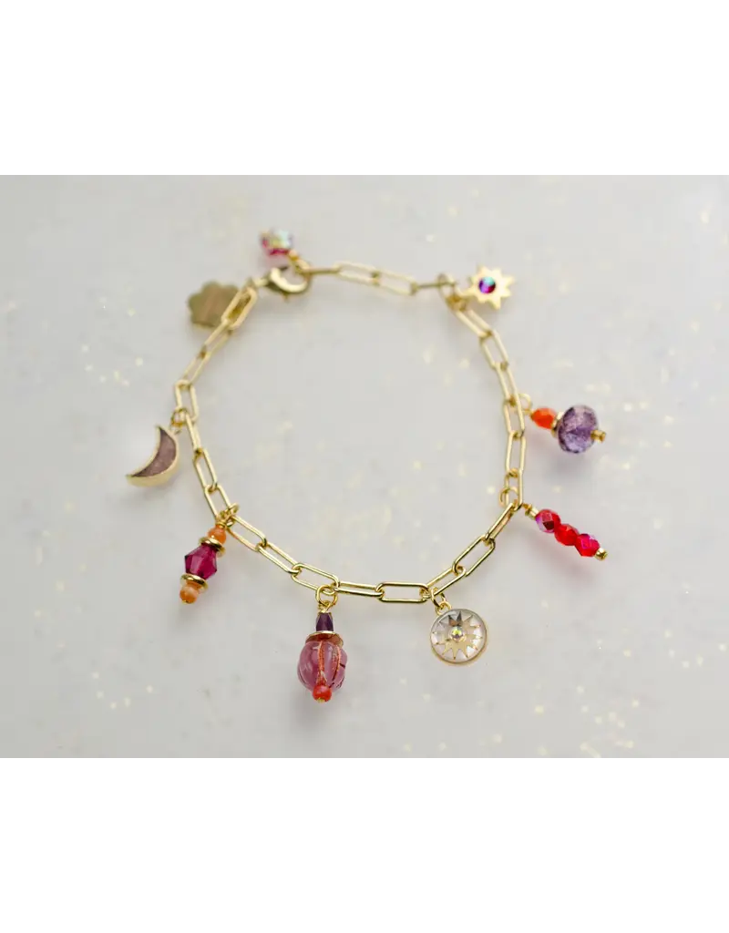 Jill Makes Zodiac Fire Sign Charm Bracelet