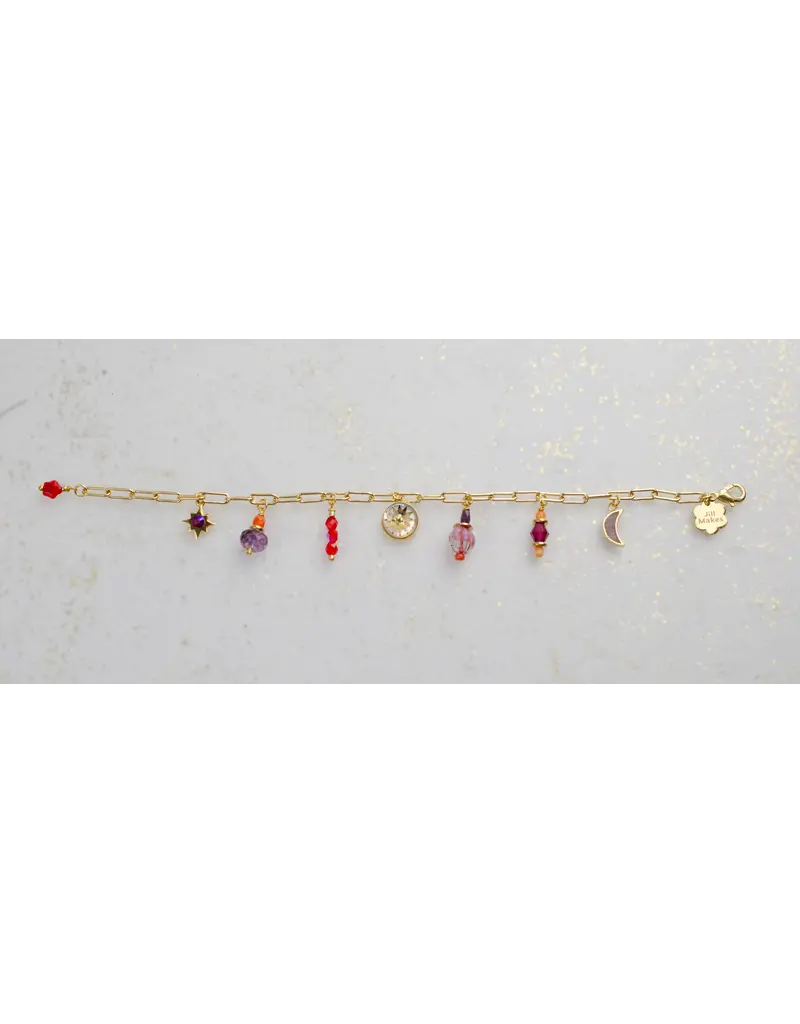 Jill Makes Zodiac Fire Sign Charm Bracelet