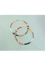 Jill Makes Large Colorful Seed Bead Hoops