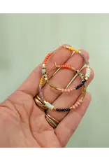 Jill Makes Large Colorful Seed Bead Hoops