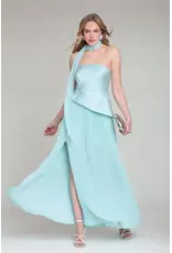 Avec Les Filles Strapless Flowy Maxi Dress