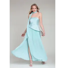 Avec Les Filles Strapless Flowy Maxi Dress