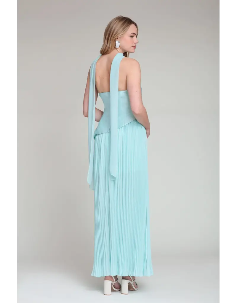 Avec Les Filles Strapless Flowy Maxi Dress