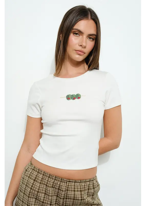 Pretty Garbage Olives Bead Tee