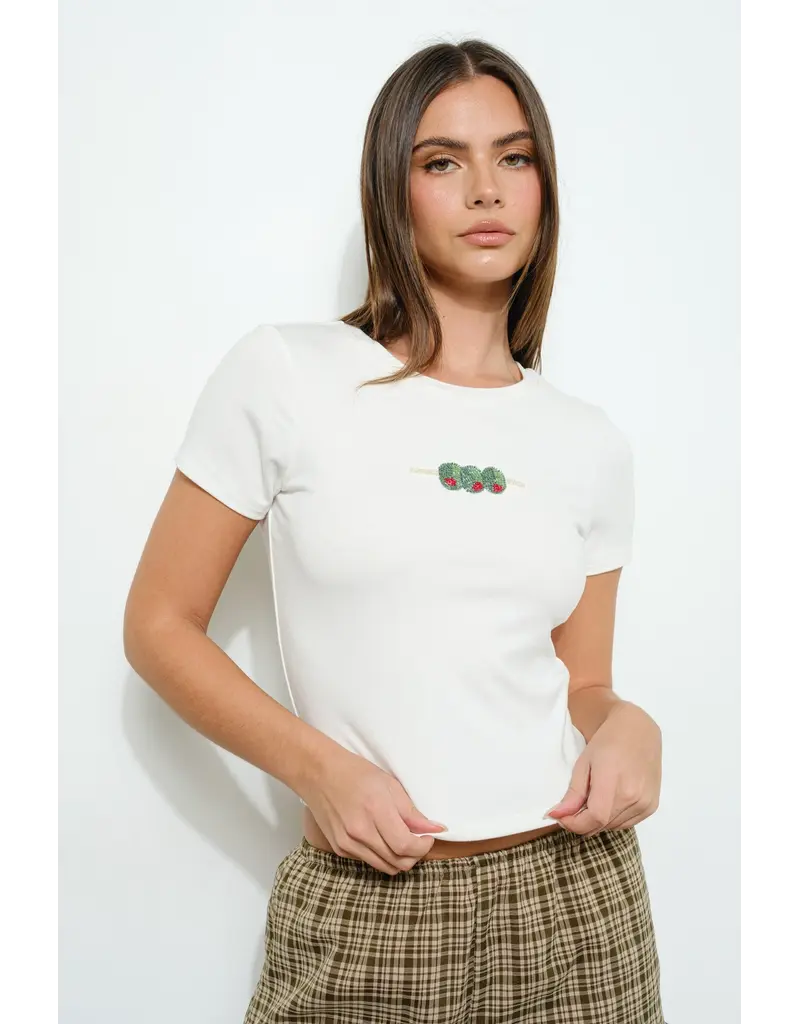 Pretty Garbage Olives Bead Tee