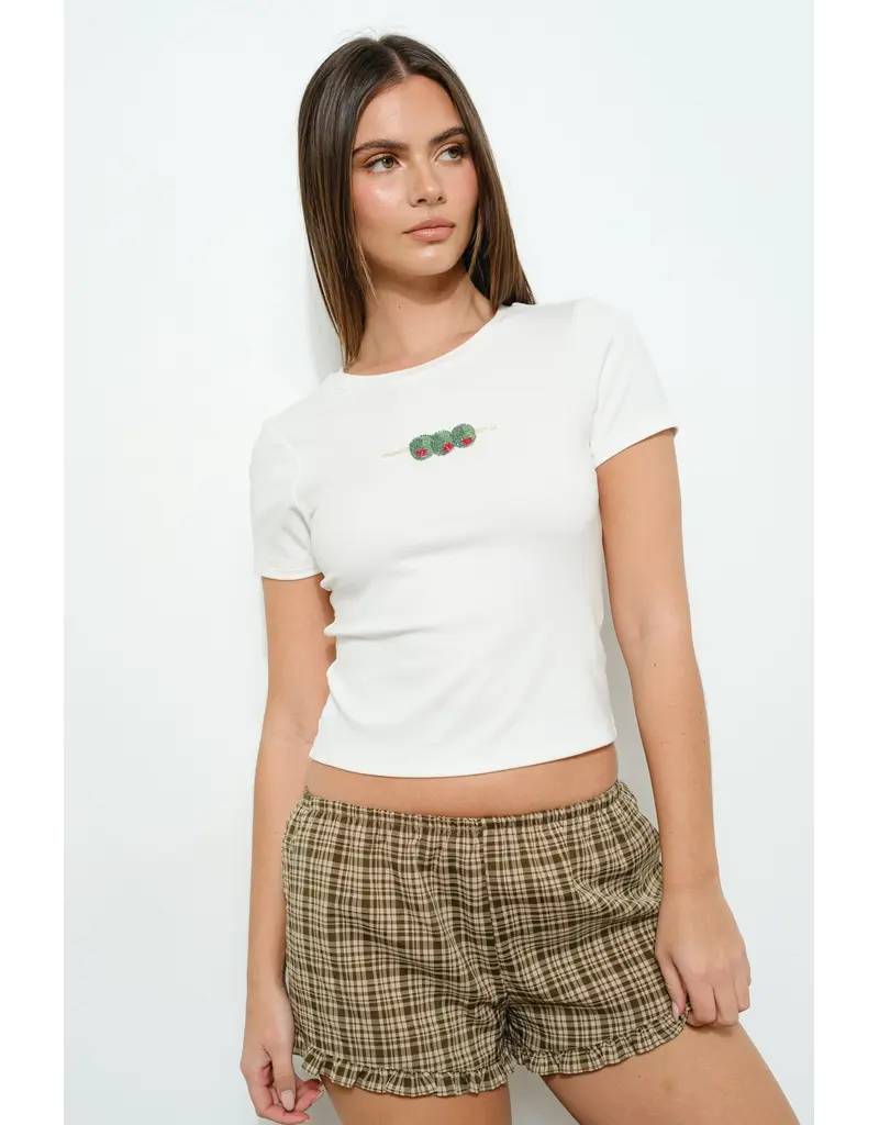 Pretty Garbage Olives Bead Tee