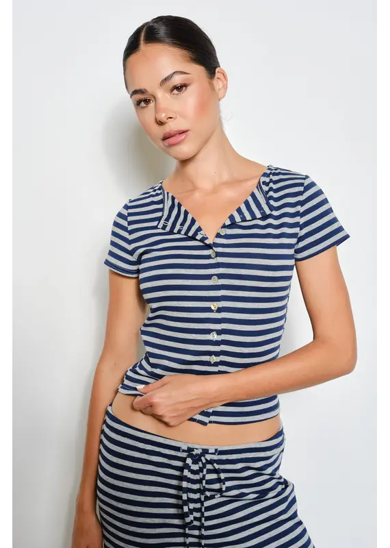 Pretty Garbage Ronnie Striped Top