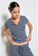 Pretty Garbage Ronnie Striped Top