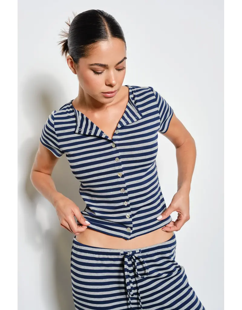 Pretty Garbage Ronnie Striped Top