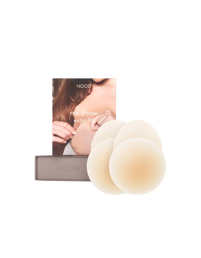 NOOD No-Show Extra-Lift Reusable Adhesive Nipple Covers *2 shades & 2 sizes*