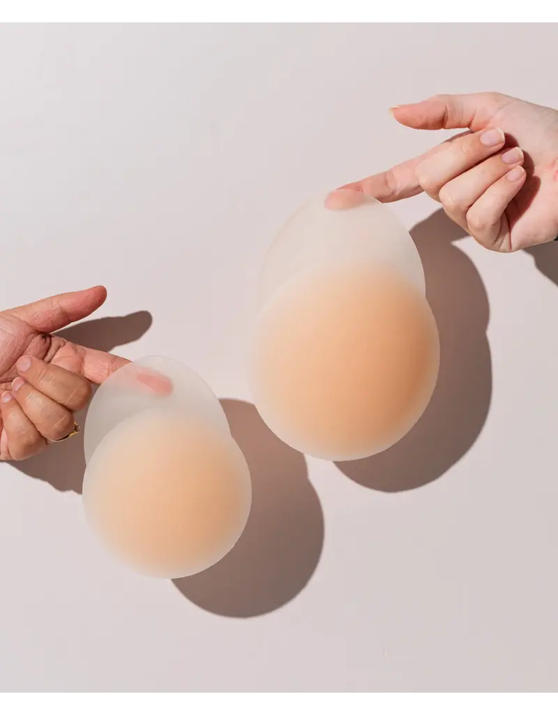 NOOD No-Show Extra-Lift Reusable Adhesive Nipple Covers *2 shades & 2 sizes*