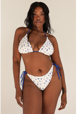 Dippin Daisys Palm Tie Back Triangle Bikini Top