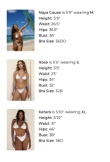 Dippin Daisys Palm Tie Back Triangle Bikini Top