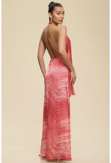 Mystique Asymmetrical Satin Dress