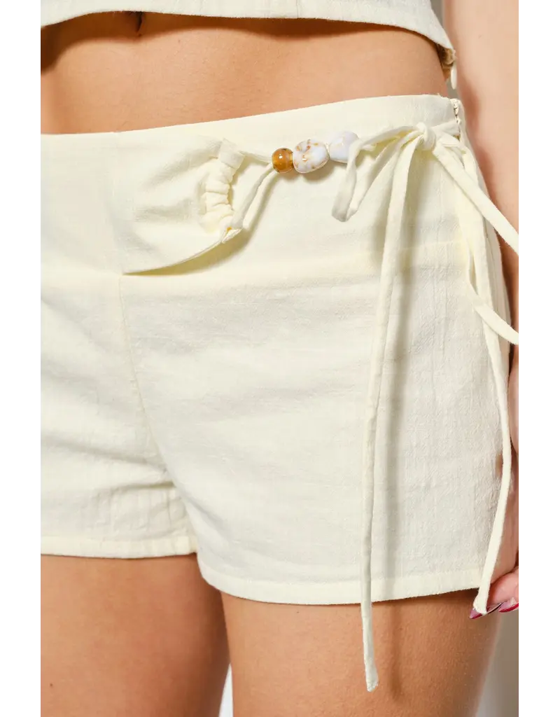 Pretty Garbage Remi Bead Shorts