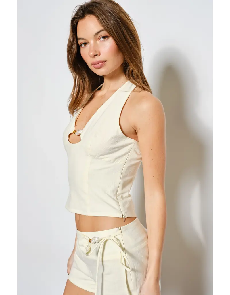 Pretty Garbage Remi Bead Shorts