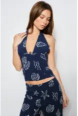 Pretty Garbage Sammy Shell Halter Top