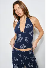 Pretty Garbage Sammy Shell Halter Top