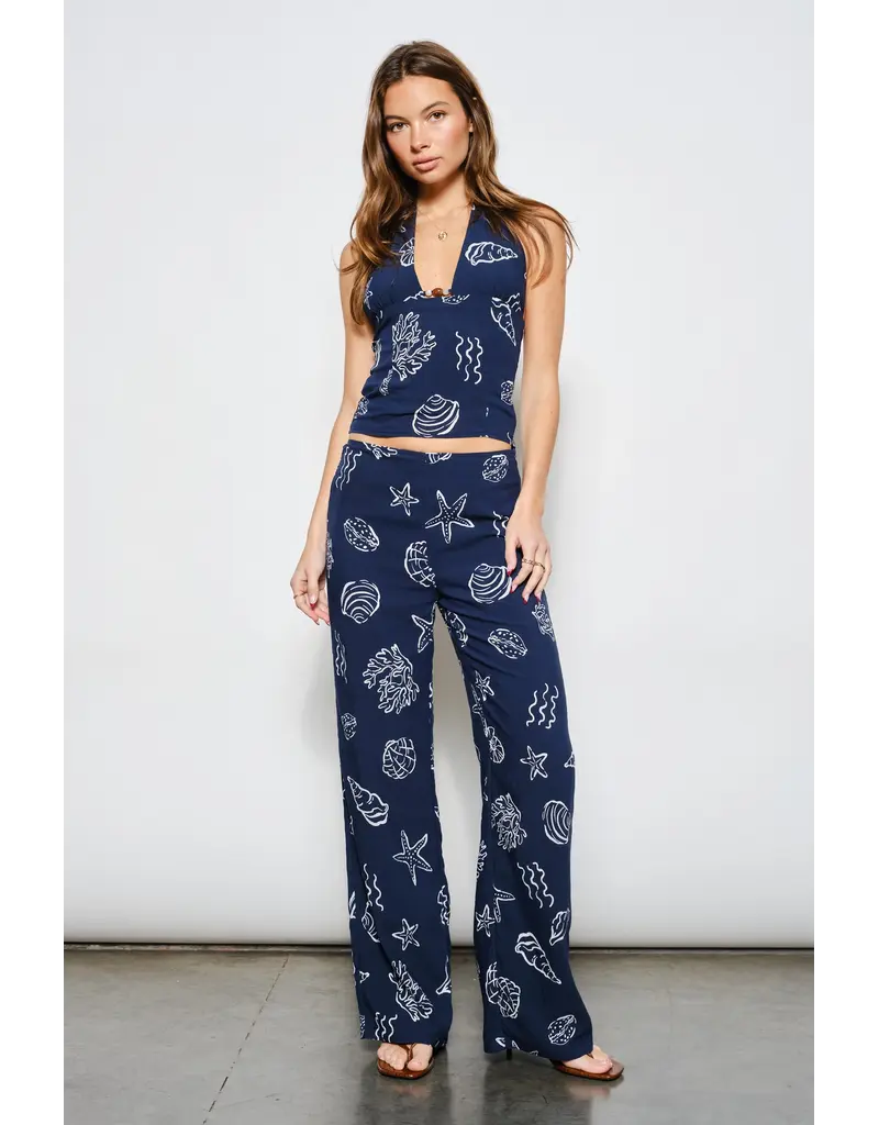 Pretty Garbage Sammy Shell Print Pants