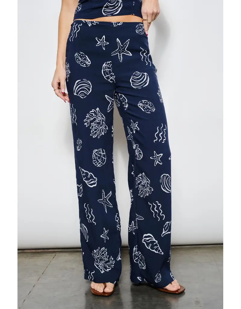 Pretty Garbage Sammy Shell Print Pants