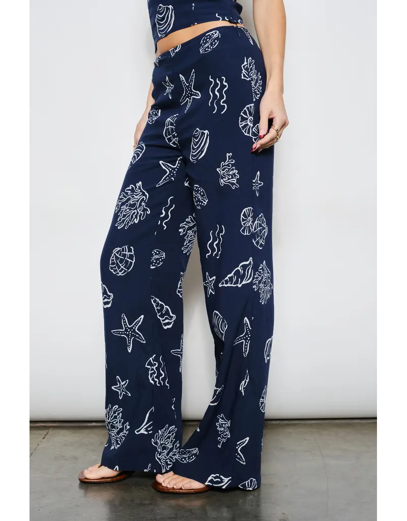 Pretty Garbage Sammy Shell Print Pants