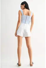 Just Black Denim The Mid Rise Stretch Short