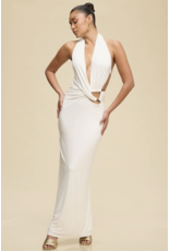 Hallie Halter Neck Maxi Dress
