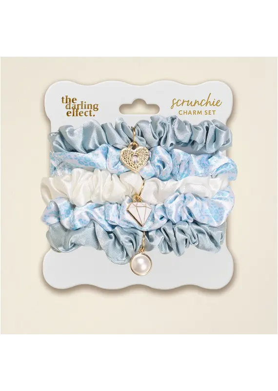 Bridal Charm Scrunchie Set