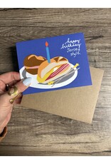 La Familia Green Jersey Style Birthday Card