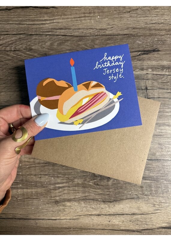 Jersey Style Birthday Card