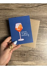 La Familia Green Aperol Spritz Birthday Card *Scratch & Sniff*