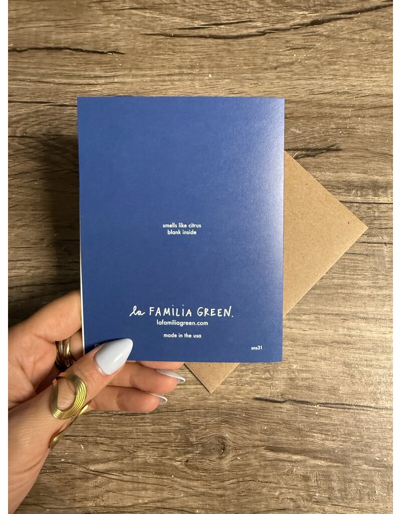 La Familia Green Aperol Spritz Birthday Card *Scratch & Sniff*